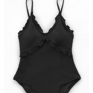 Black One Piece Cupshe Sized M Swimsuit